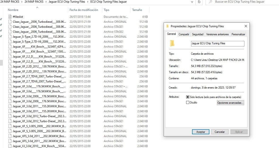ECU TUNING FILES /STAGE 1/ STAGE 2 [16,4GB]24 MAP