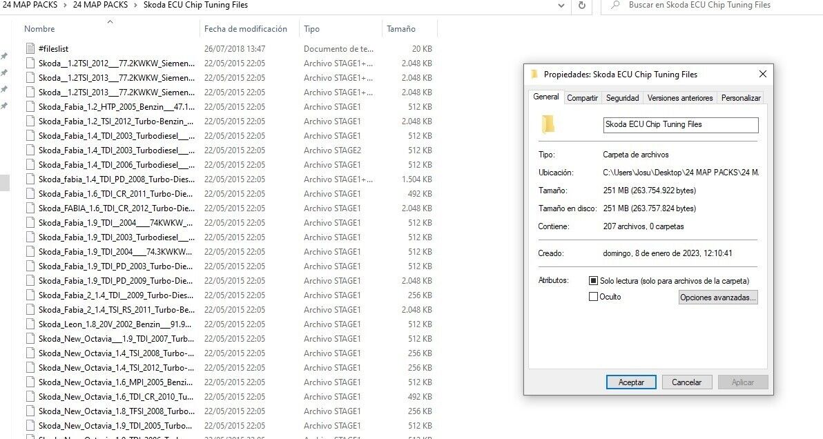 ECU TUNING FILES /STAGE 1/ STAGE 2 [16,4GB]24 MAP