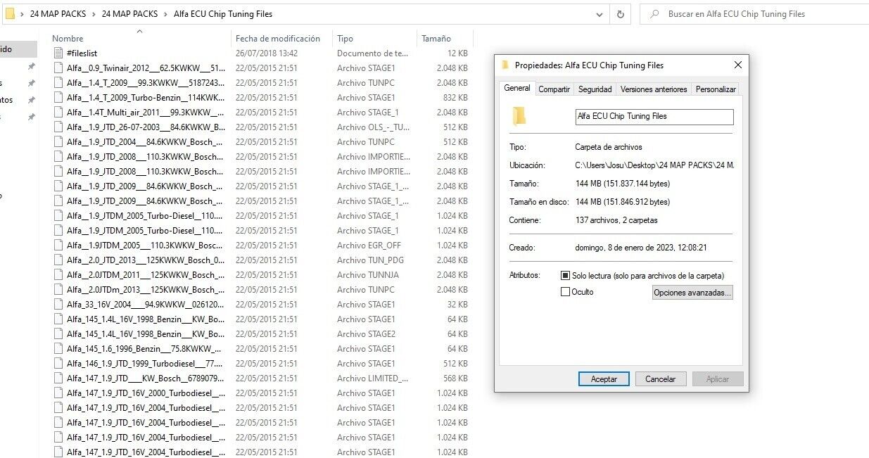 ECU TUNING FILES /STAGE 1/ STAGE 2 [16,4GB]24 MAP