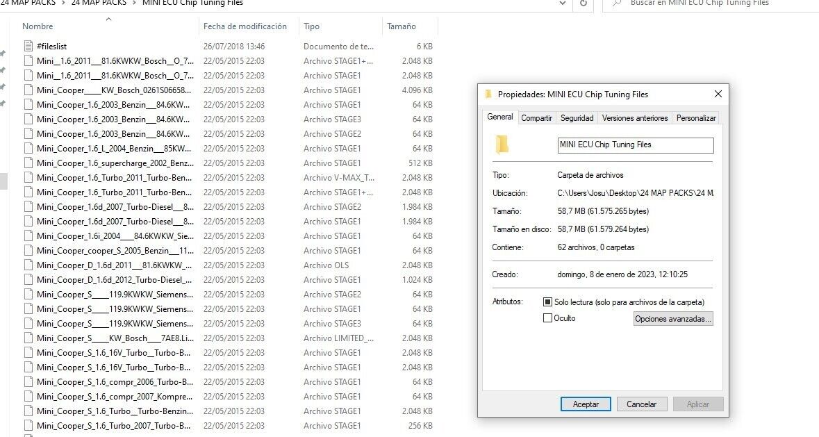 ECU TUNING FILES /STAGE 1/ STAGE 2 [16,4GB]24 MAP