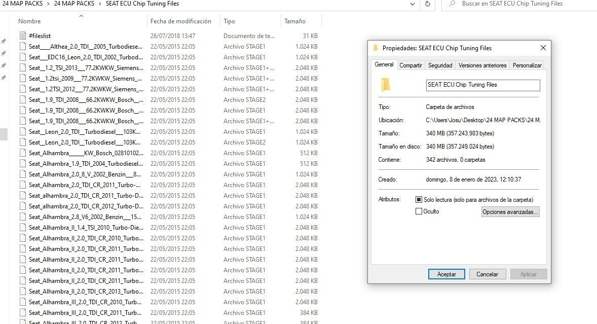 ECU TUNING FILES /STAGE 1/ STAGE 2 [16,4GB]24 MAP