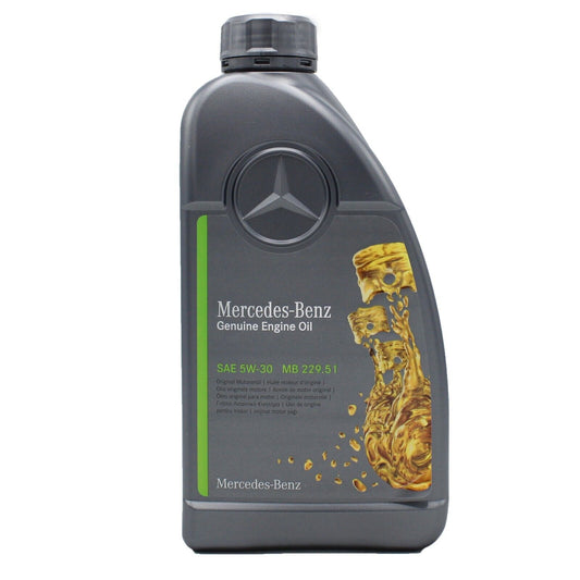1 LT Litro Olio Motore 100% Sintetico Originale Mercedes Benz 5W30 MB 229.51